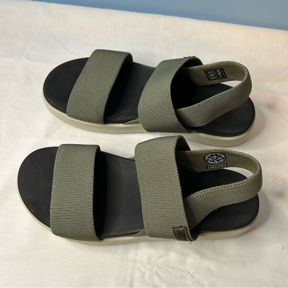 KEEN Backstrap Olive Color Sandals Size 7 - Picture 3 of 9